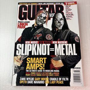 Guitar World Magazine August 2001 Slipknot Zack Wylde Dave Navarro